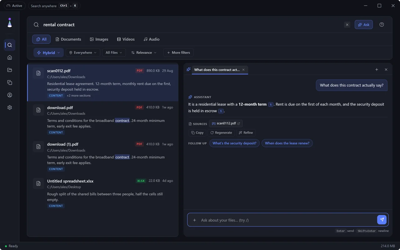 BeaconFind: Ask a question, get an answer with sources