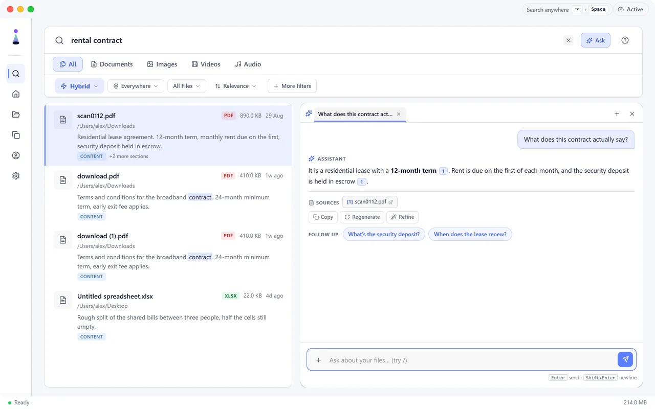 BeaconFind: Ask a question, get an answer with sources