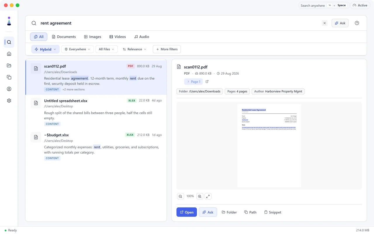 BeaconFind: Read it without opening it