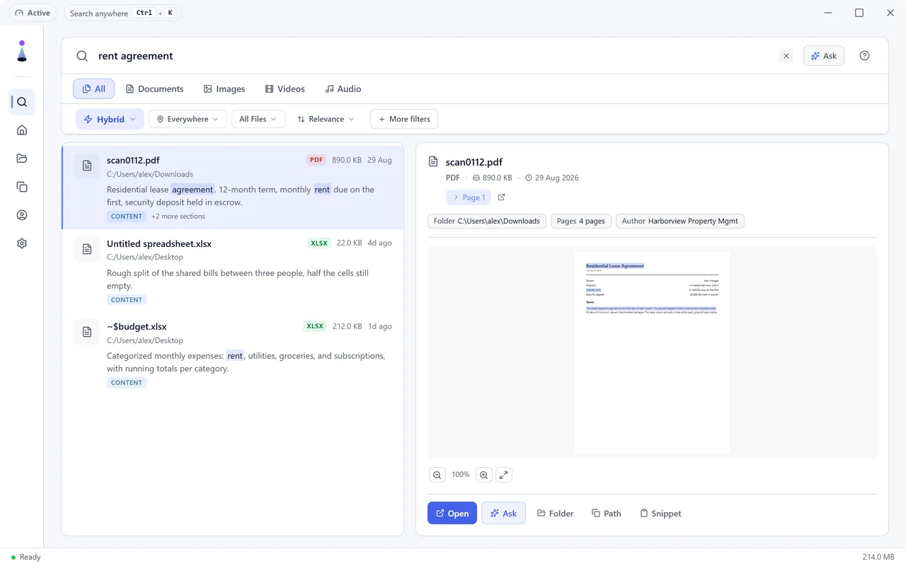 BeaconFind: Read it without opening it